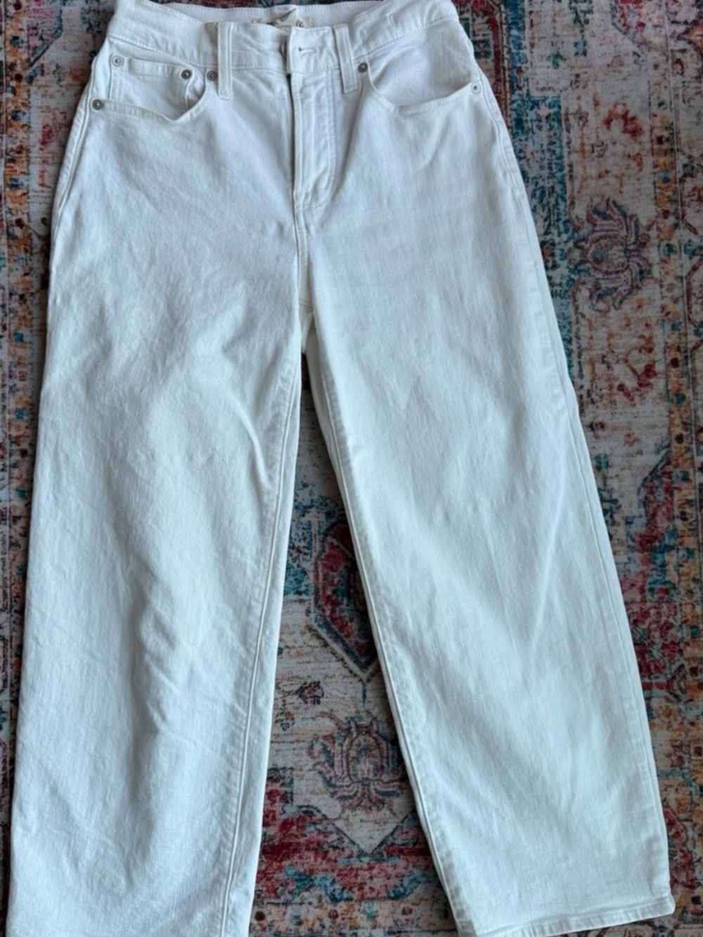 Madewell Stretch Denim 'the perfect vintage jeans" white